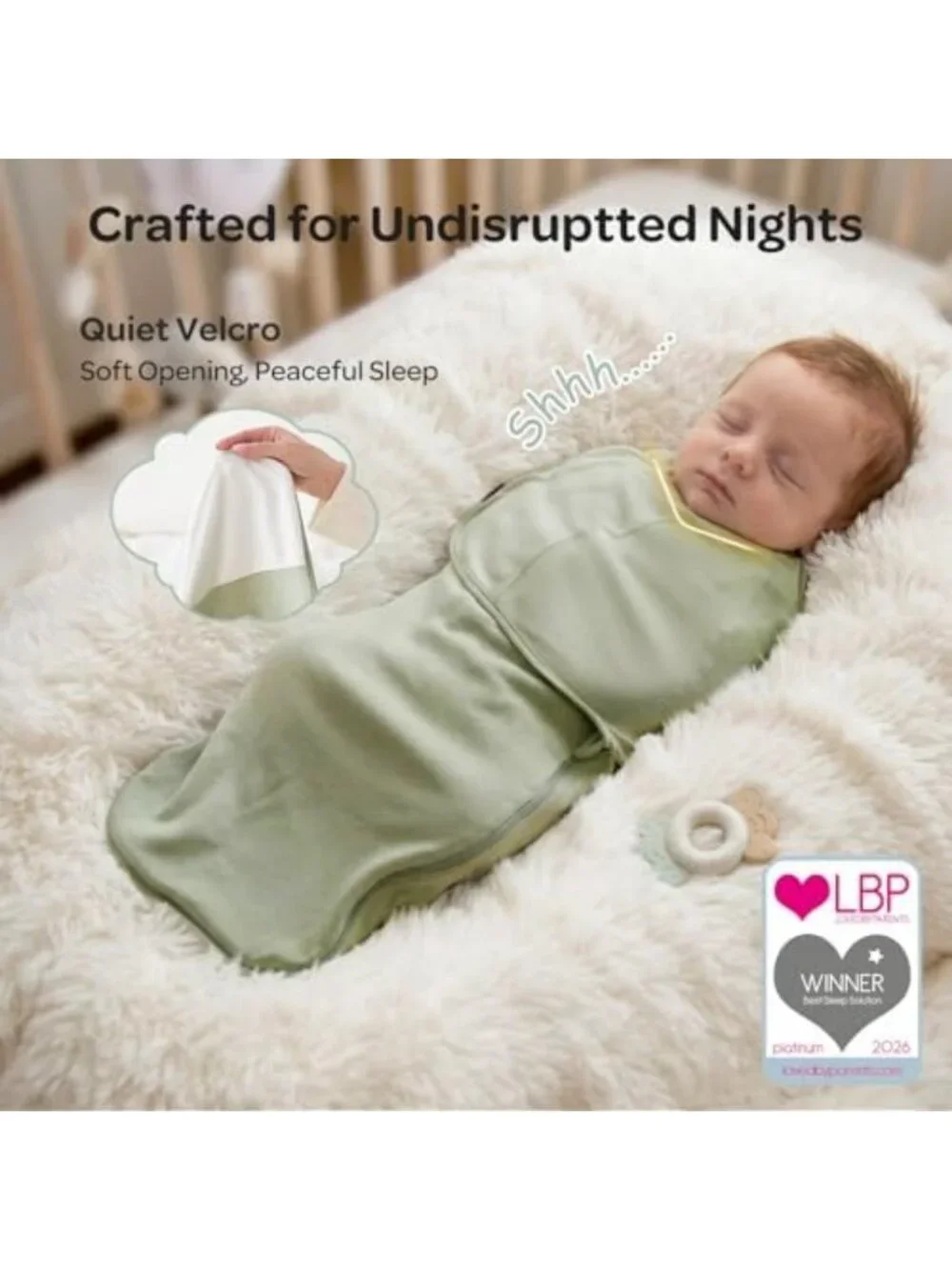 Cozy Newborn Swaddles with Quiet Fastener - Infant Sleep Sack 0-3 Months